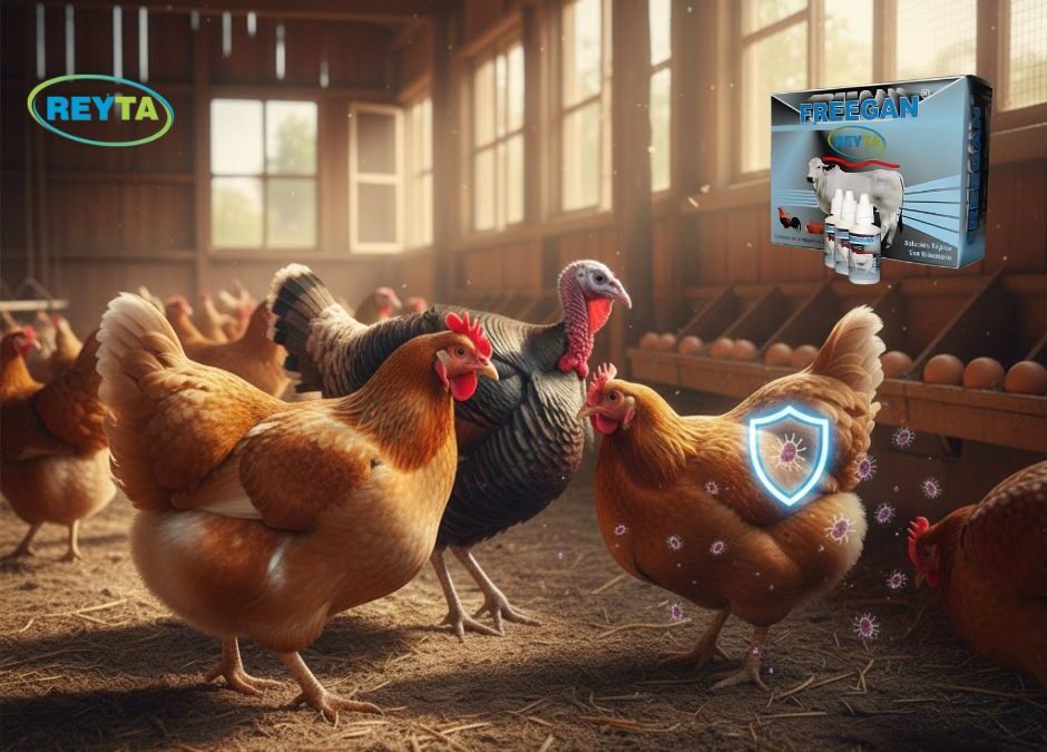 Sanidad en aves de corral: Gallinas y pavos más fuertes y productivos